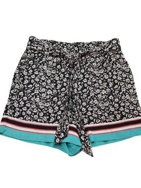 Maeve Anthropologie Floral Tie Waist Shorts XS High Rise Boho Summer